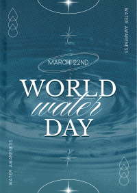 World Water Day Greeting Poster