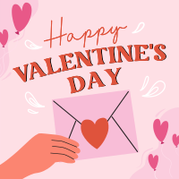 Valentines Day Greeting Instagram Post Design