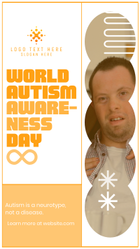 Bold Quirky Autism Day Instagram Reel