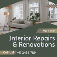 Home Interior Repair Maintenance Instagram Post