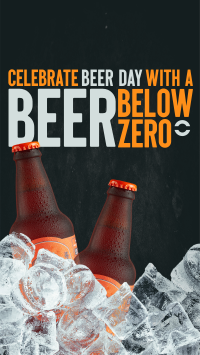 Beer Below Zero Instagram Story