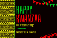 Ethnic Kwanzaa Heritage Pinterest Cover