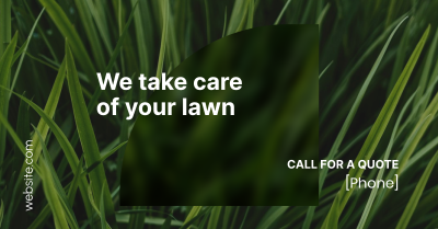 Lawn Care Service Facebook Ad Image Preview