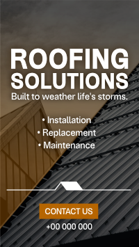 Corporate Roofing Solutions Instagram Reel Image Preview