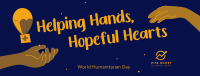 Helping Hands Humanitarian Day Facebook Cover Image Preview