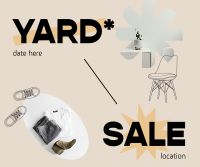 Minimalist Yard Sale Facebook Post