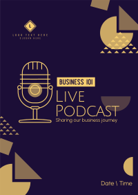 Playful Business Podcast Poster