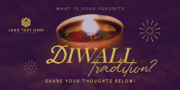 Diwali Tradition Twitter Post