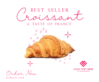French Croissant Bestseller Facebook Post