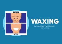 Waxing Treatment Postcard