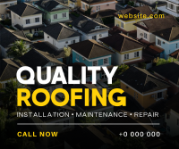 Quality Roofing Services Facebook Post