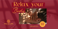 Relaxing Body Massage Twitter Post