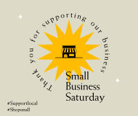 Support Small Shops Facebook Post