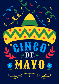 Cinco De Mayo Greeting Flyer