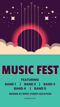 Music Fest Facebook Story