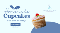 Cupcake Christmas Sale Facebook Event Cover