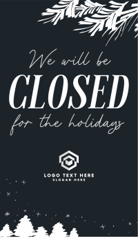 Closed for the Holidays Instagram Reel Image Preview