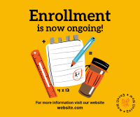 Enrollment Is Now Ongoing Facebook Post