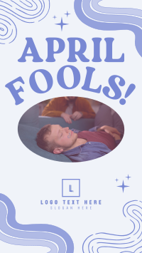 Groovy April Fools Greeting Instagram Reel Image Preview