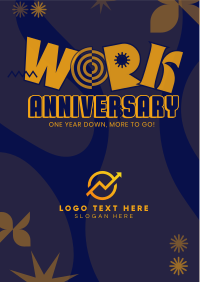 Quirky Anniversary Flyer