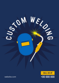 Custom Welding Poster