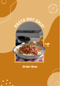 Pasta Day Sale Flyer