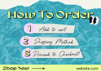 Order Online Quirky Postcard