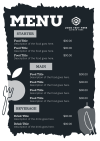 Organic Vegan Restaurant Menu