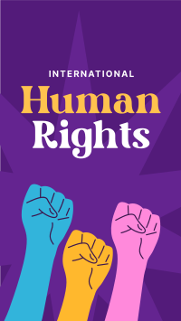 International Human Rights Facebook Story