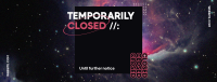 Temporarily Closed Facebook Cover