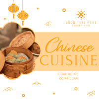 Oriental Cuisine Instagram Post