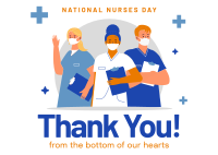 Nurses Appreciation Day Postcard