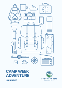 Camp Week  Adventure Poster