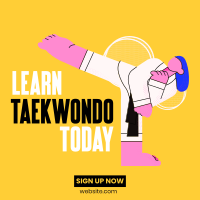 Taekwondo for All Linkedin Post