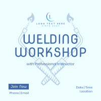 Welding Tools Workshop Instagram Post Design