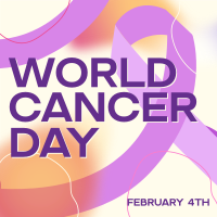 Gradient World Cancer Day Linkedin Post