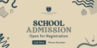 Fun Kids School Admission Twitter Post