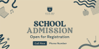 Fun Kids School Admission Twitter Post