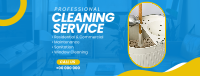 Professional Cleaning Service Facebook Cover Design