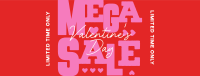 Valentine's Mega Sale Facebook Cover Image Preview