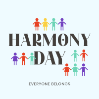 People Harmony Day Linkedin Post Design