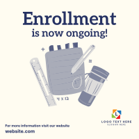 Enrollment Is Now Ongoing Instagram Post