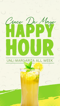 Cinco De Mayo Happy Hour Facebook Story