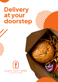 Food Delivery Poster Design