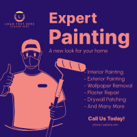 Paint Expert Linkedin Post Design