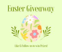 Floral Egg Giveaway Facebook Post