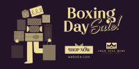 Boxing Shopping Sale Twitter Post