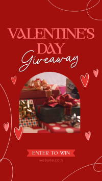 Valentine's Day Giveaway Facebook Story