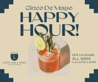 Cinco De Mayo Happy Hour Facebook Post