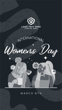 Women's Day Blossoms Facebook Story